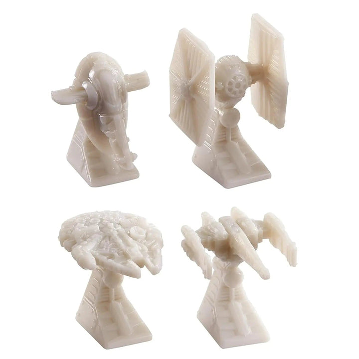 Set of 4 Star Wars starship tokens for galaxy mode Scrabble game