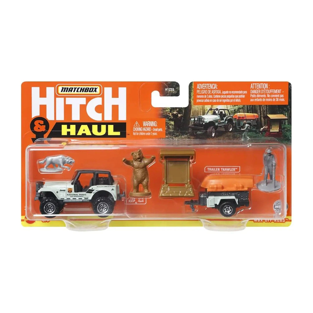 Off Road Hitch & Haul vehicles set from Matchbox