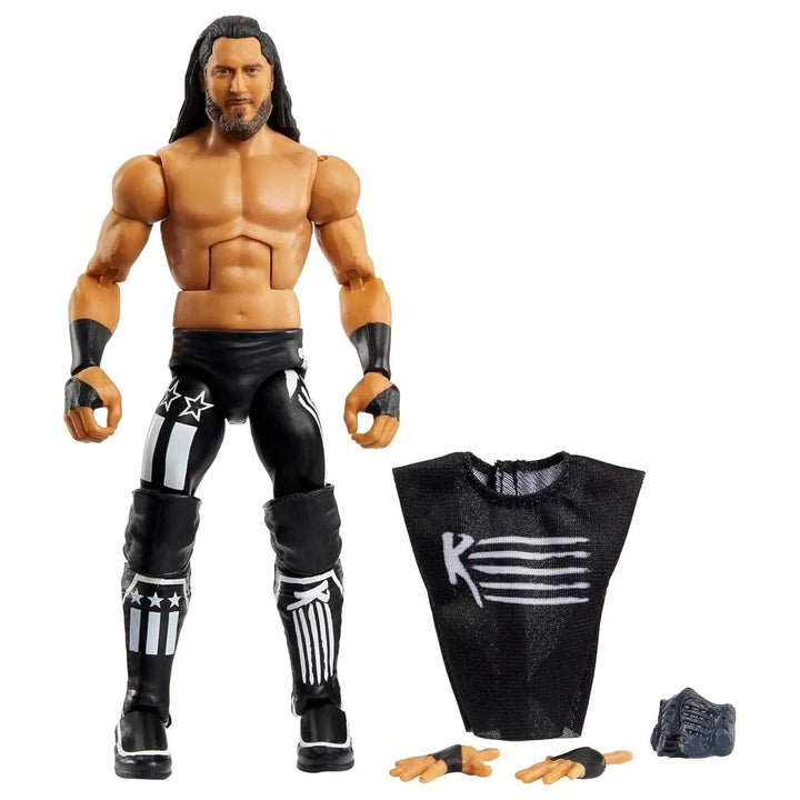 WWE Elite collection action figure of Mustafa Ali with vest and accessories