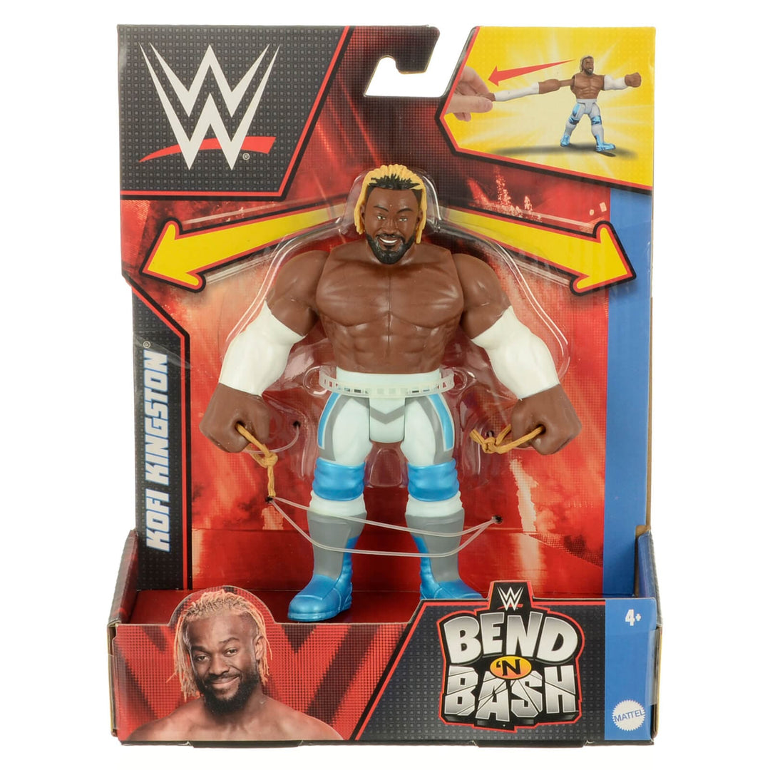 WWE Bend n Bash Action Figure Stretch Arms Posable 14cm