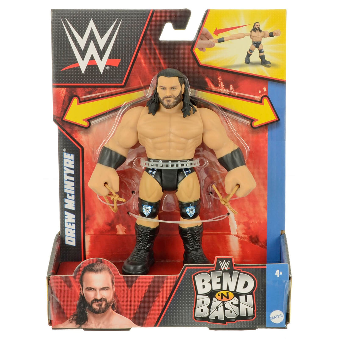 WWE Bend n Bash Action Figure Stretch Arms Posable 14cm