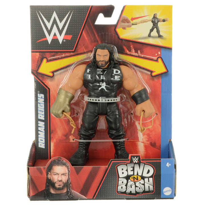 WWE Bend n Bash Action Figure Stretch Arms Posable 14cm