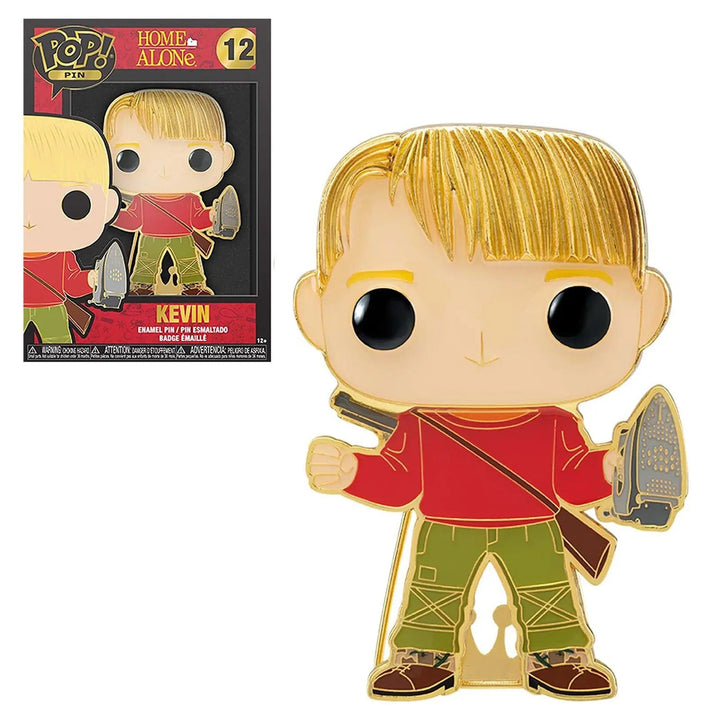 Home Alone Kevin Funko Pop pin with coloured enamel and removable stand