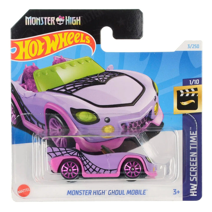 Hot Wheels Monster High Ghoul Mobile die-cast car from the Screen Time series