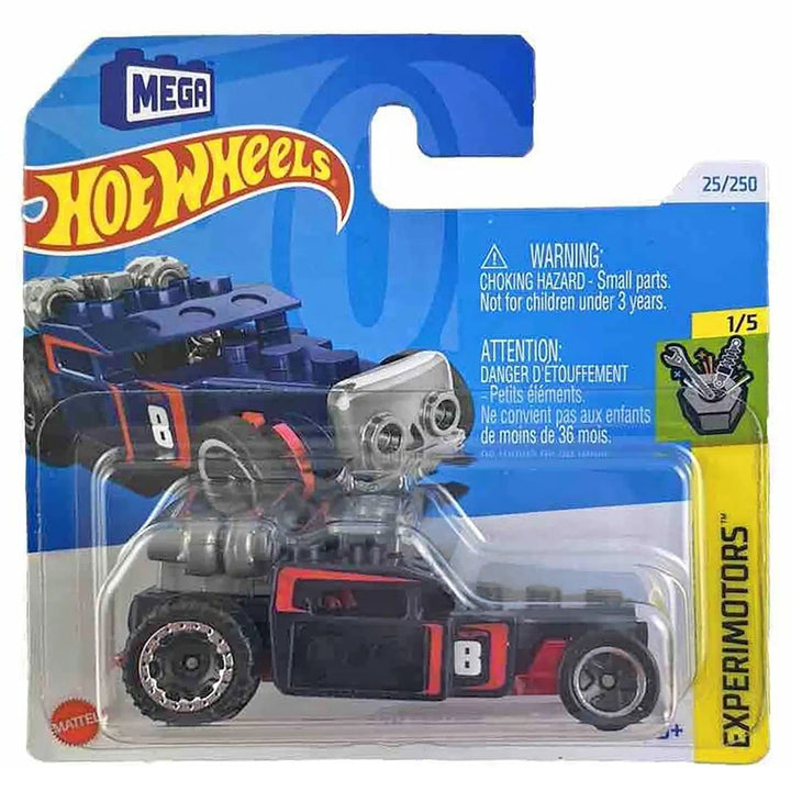 Hot Wheels Experimotors mini collection Brick and Motor truck in packaging