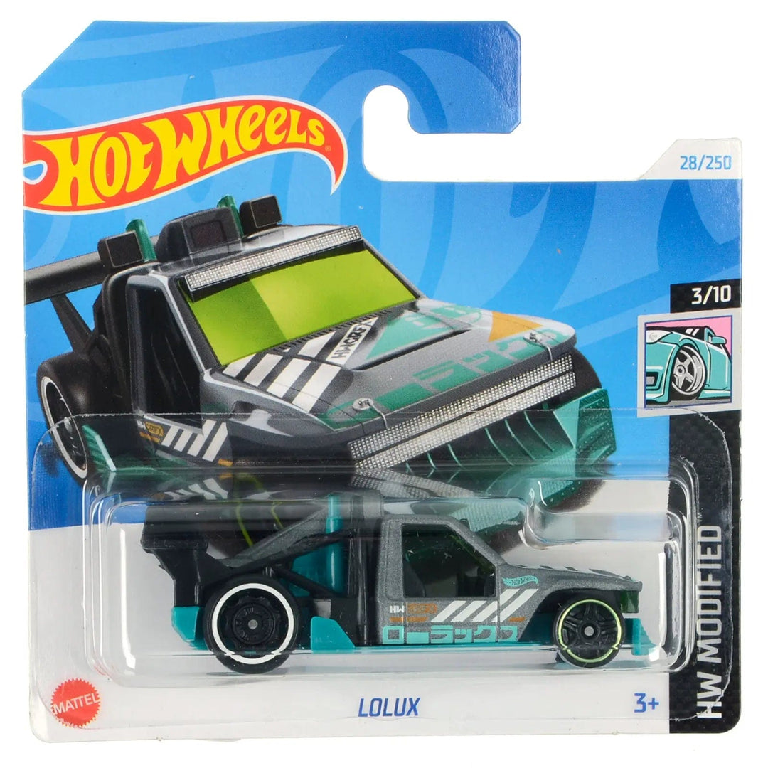 Hot Wheels Modified series Lolux pickup truck car in collectors packaging