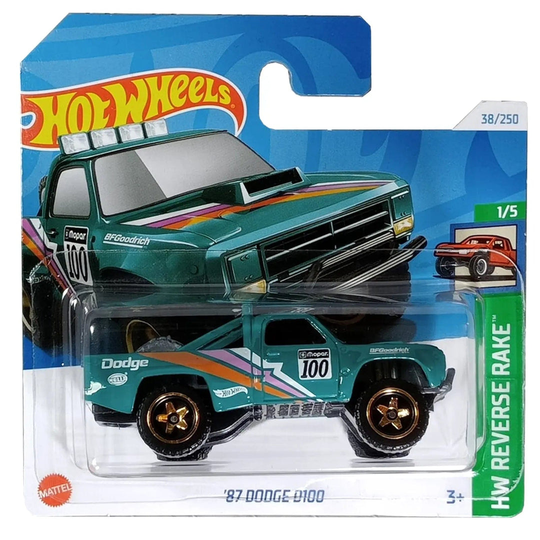 Hot Wheels Reverse Rake '87 Dodge D100 truck