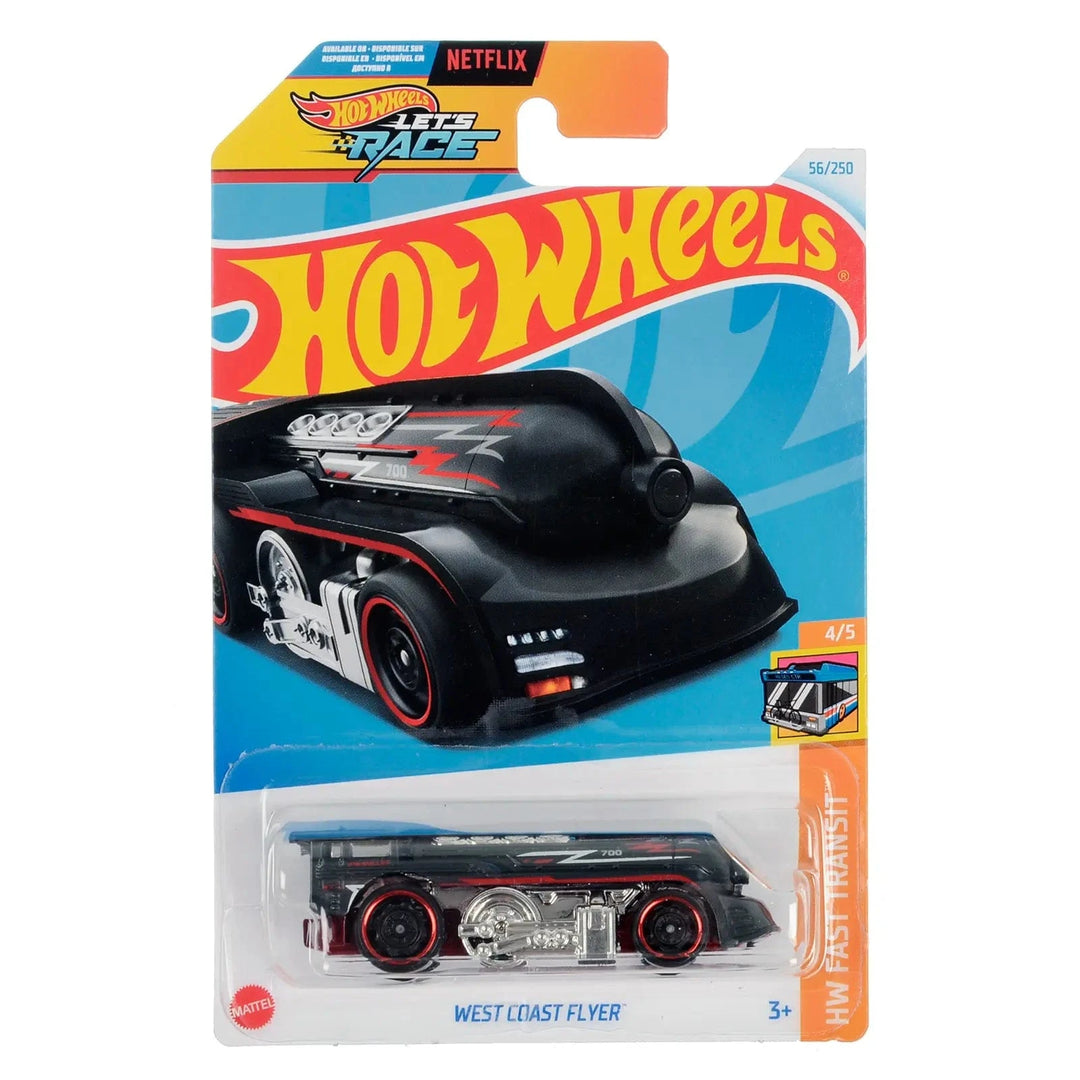 Hot Wheels West Coast Flyer from the Fast Transit series of die-cast vehicles