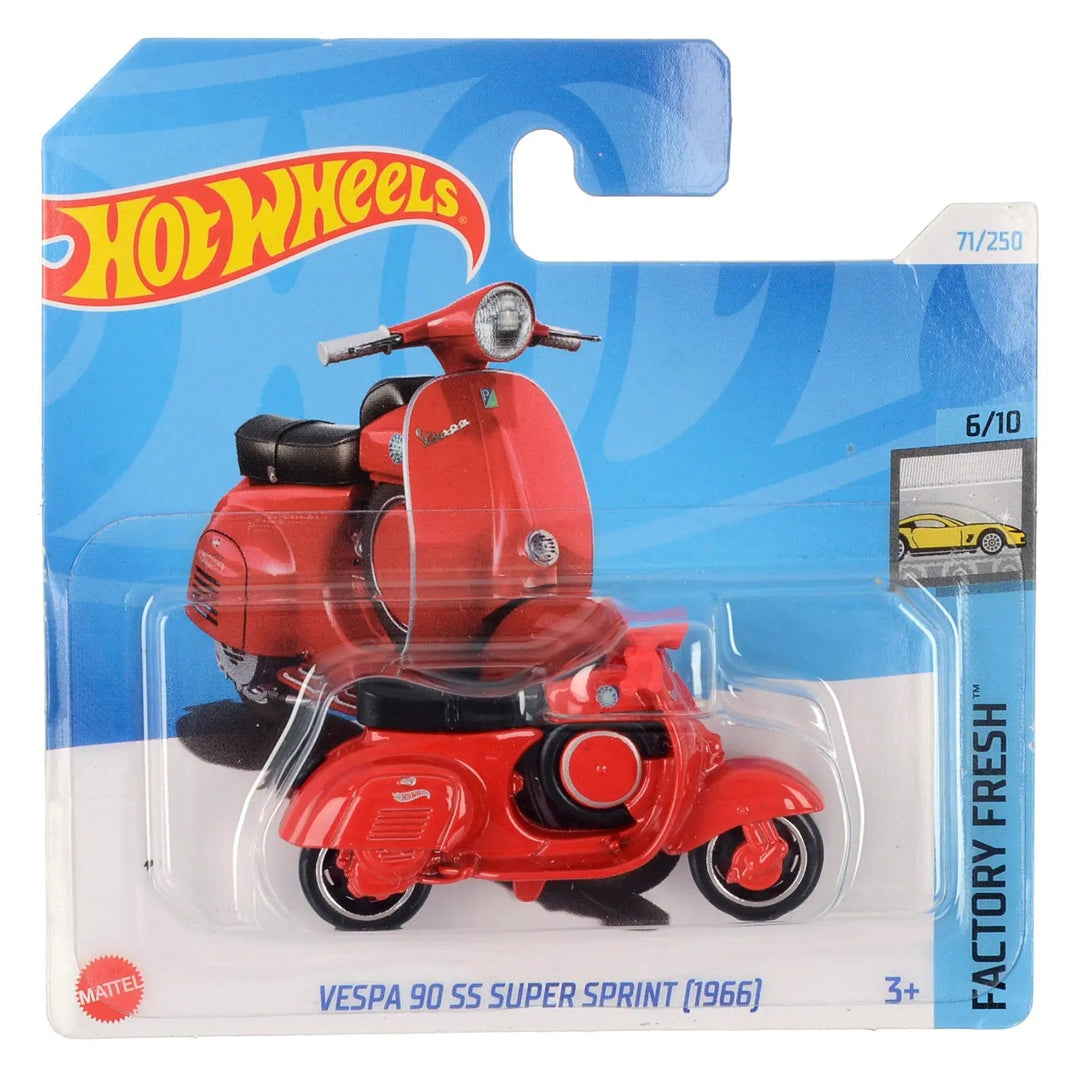 Hot Wheels Factory Fresh series Vespa 90 SS Super Sprint1966 in red die cast