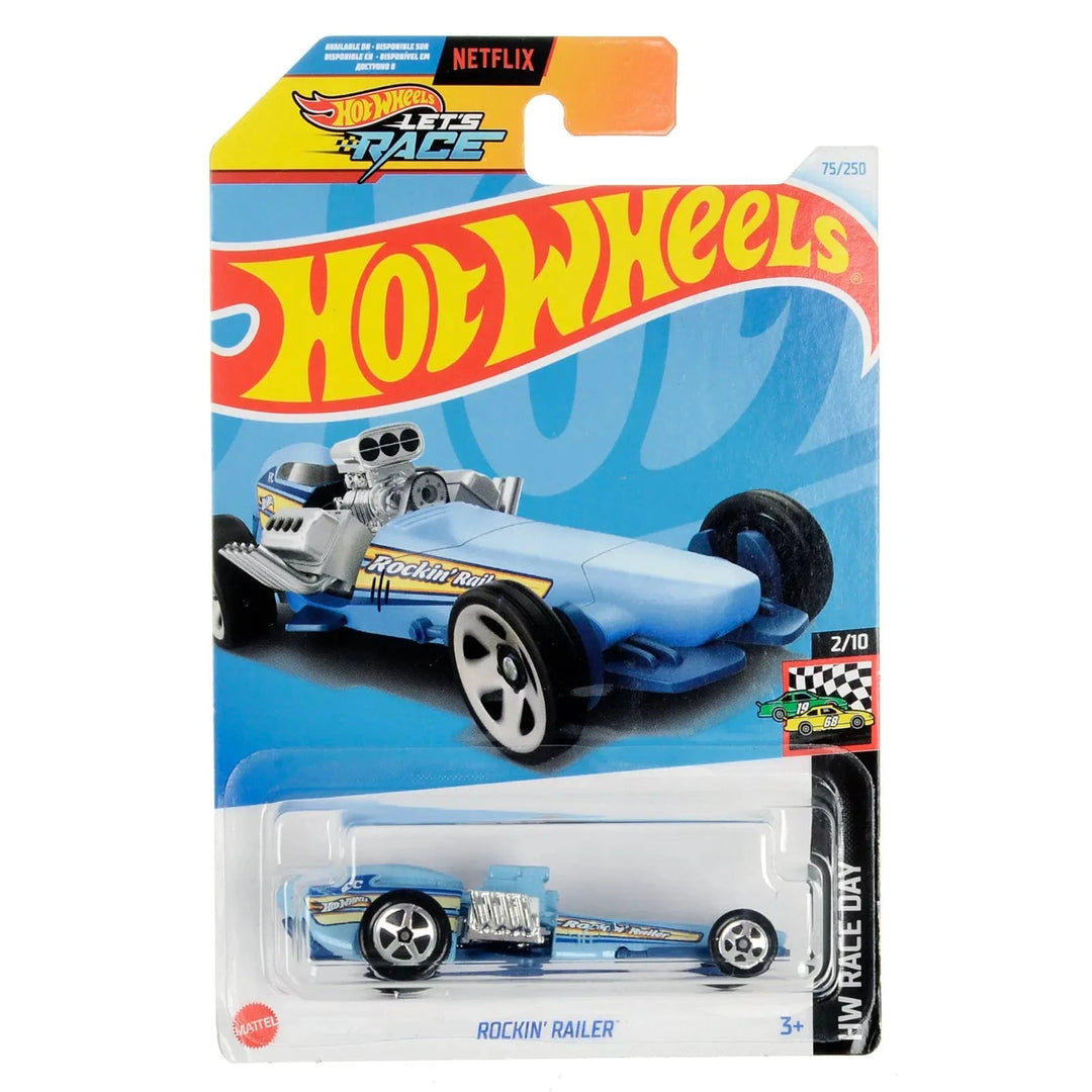 Hot Wheels Race Day series Rockin Railer die-cast car