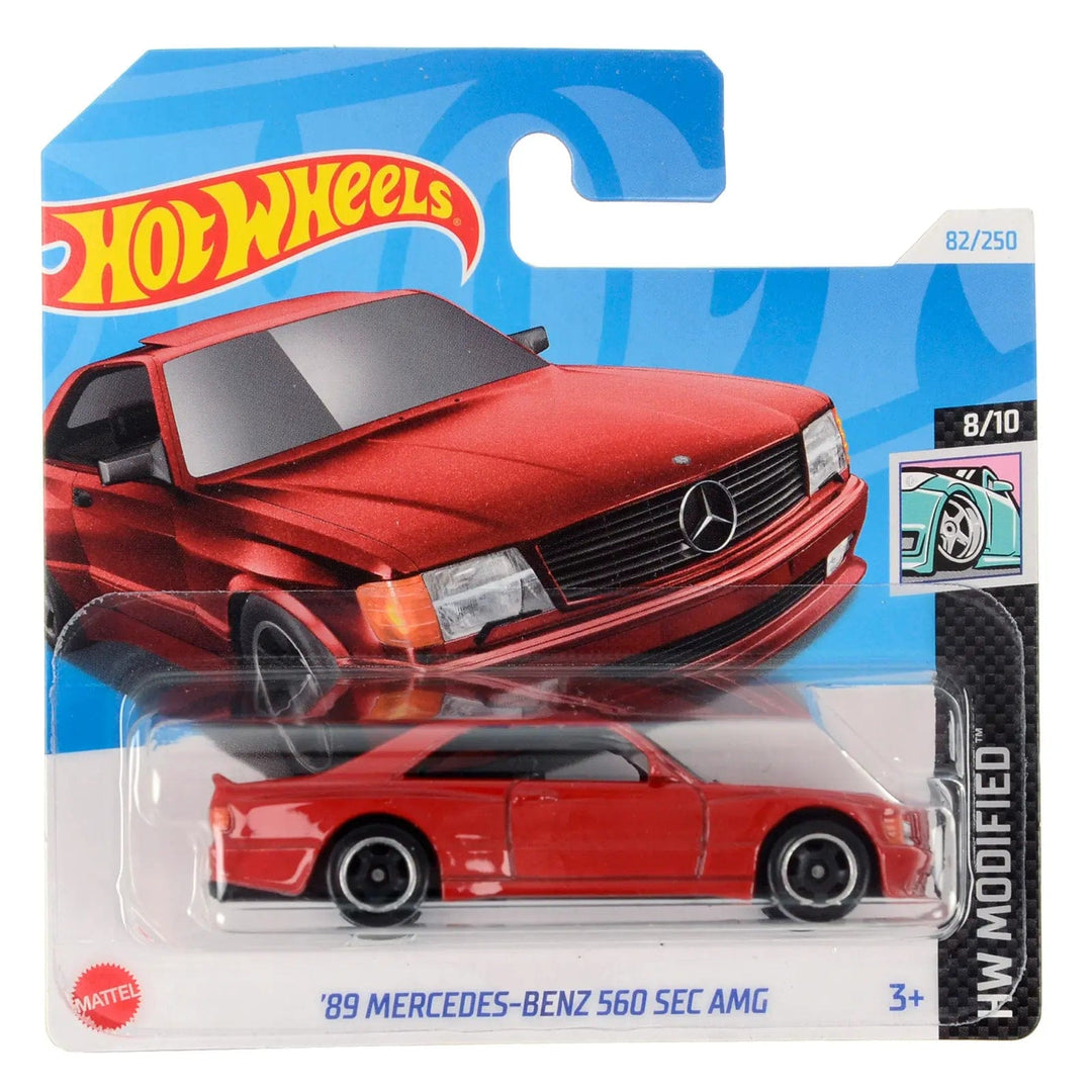 Hot Wheels Modified series '89 Mercedes-Benz 560 SEC AMG in red