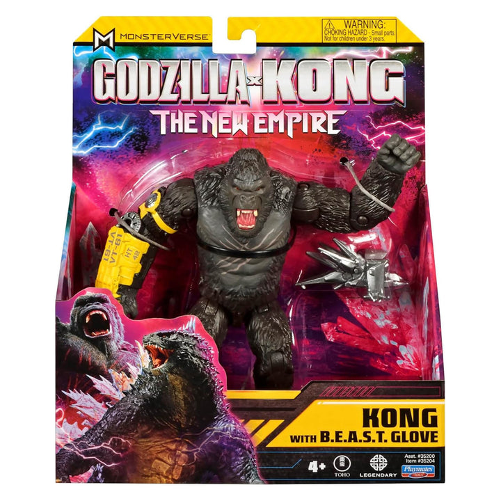 Toy figure packaging of Kong with B.E.A.S.T. Glove from &
