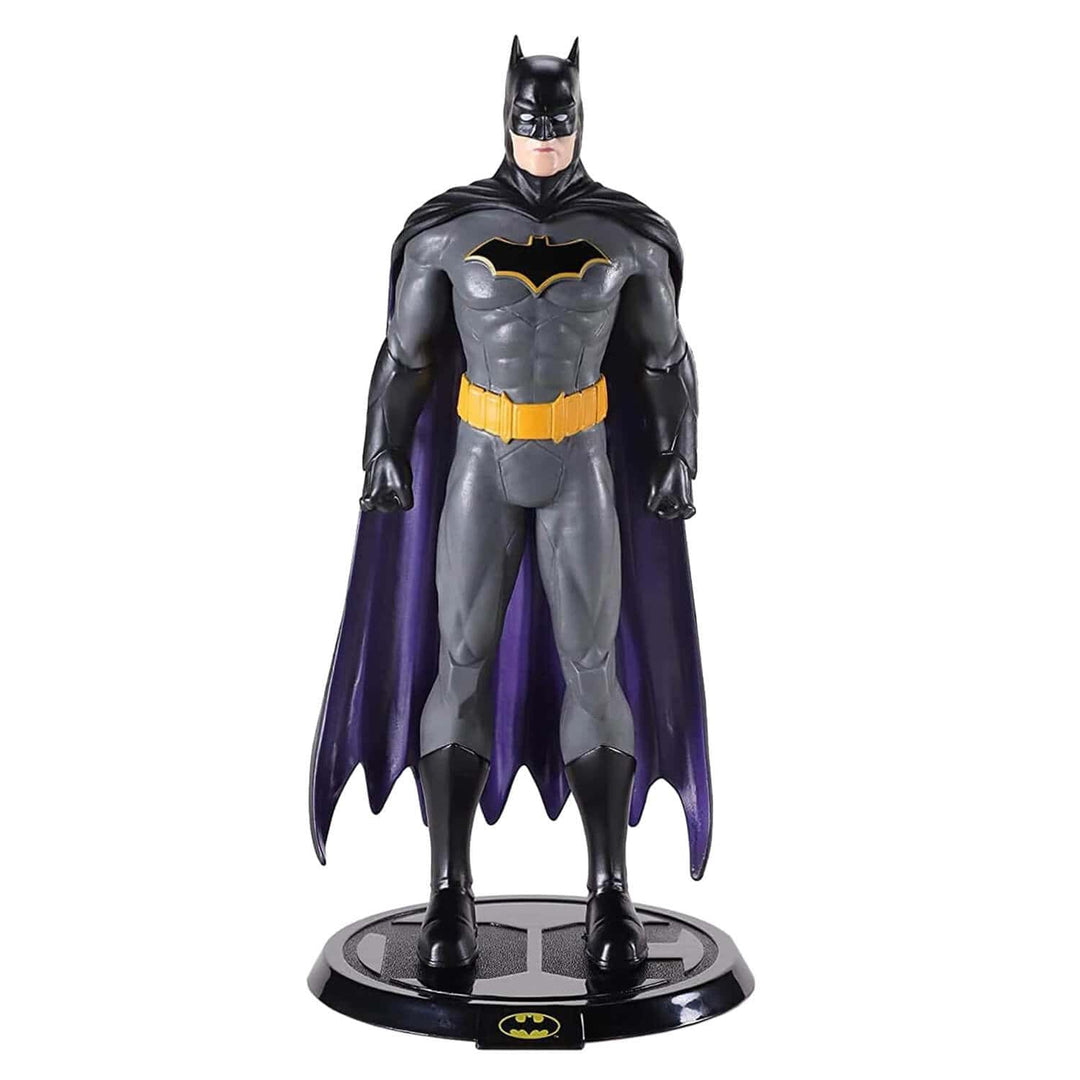 Bendyfigs DC Comics character Batman on a black display stand