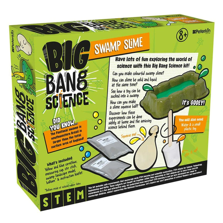Box of Big Bang Science Swamp Slime kit with green and black design