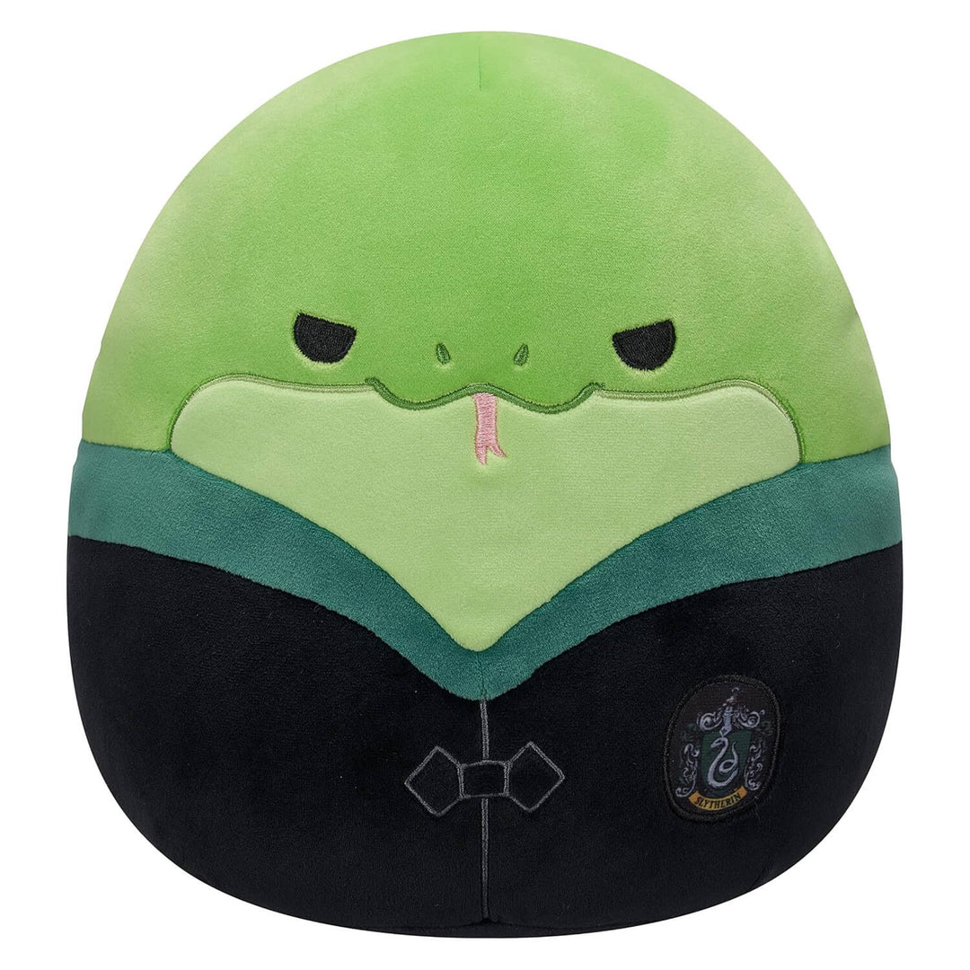 Slytherin Snake Harry Potter house mascot plush animal toy with black robe and house crest