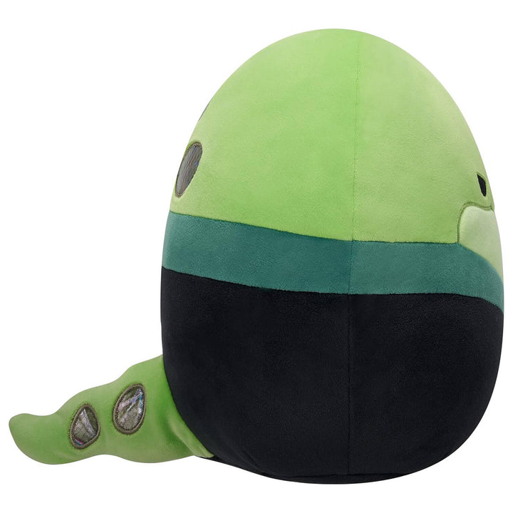 Side view of Slytherin Snake soft toy