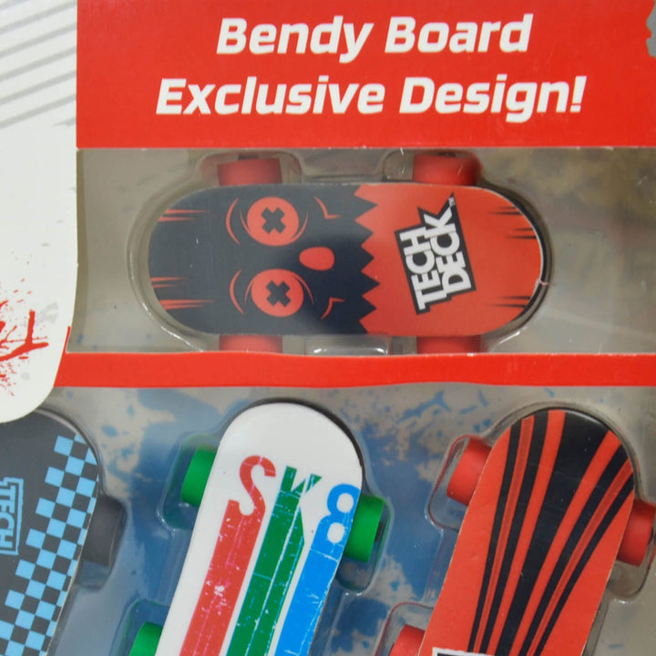 Pack Of 10 Tech Deck Bendy Boards Finger Skateboard Eraser