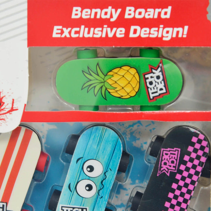 Pack Of 10 Tech Deck Bendy Boards Finger Skateboard Eraser