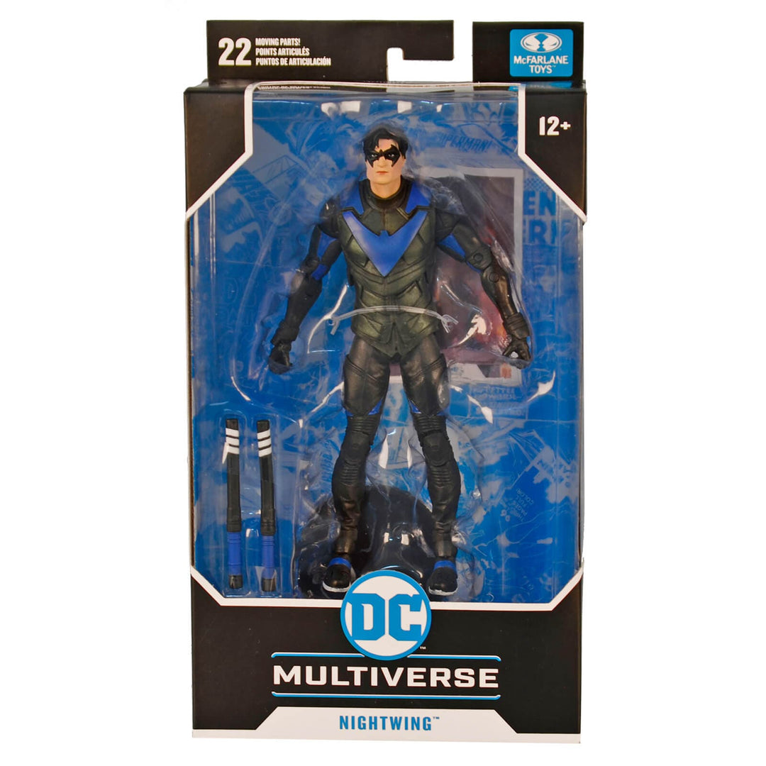 Nightwing action figure from DC Multiverse with 22 moving parts