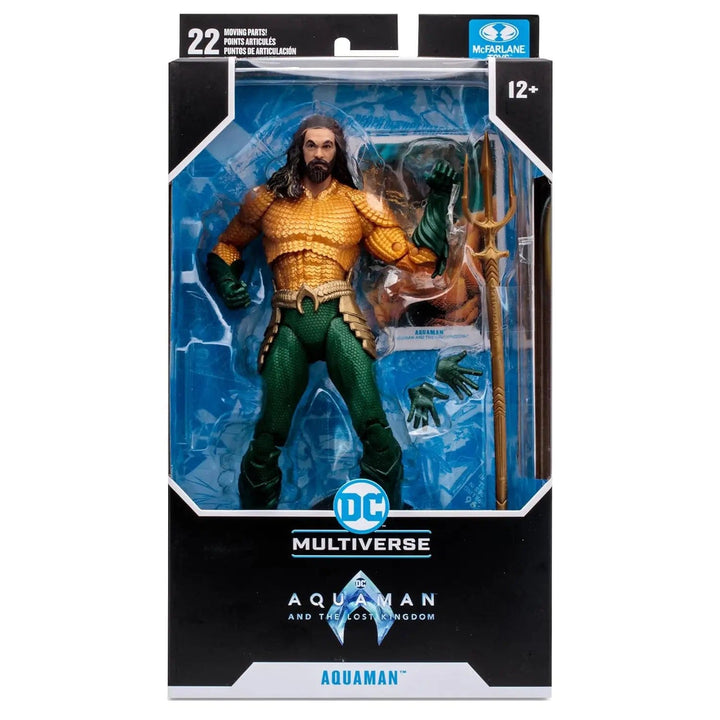 Aquaman and the Lost Kingdom collectible figure in window box packaging