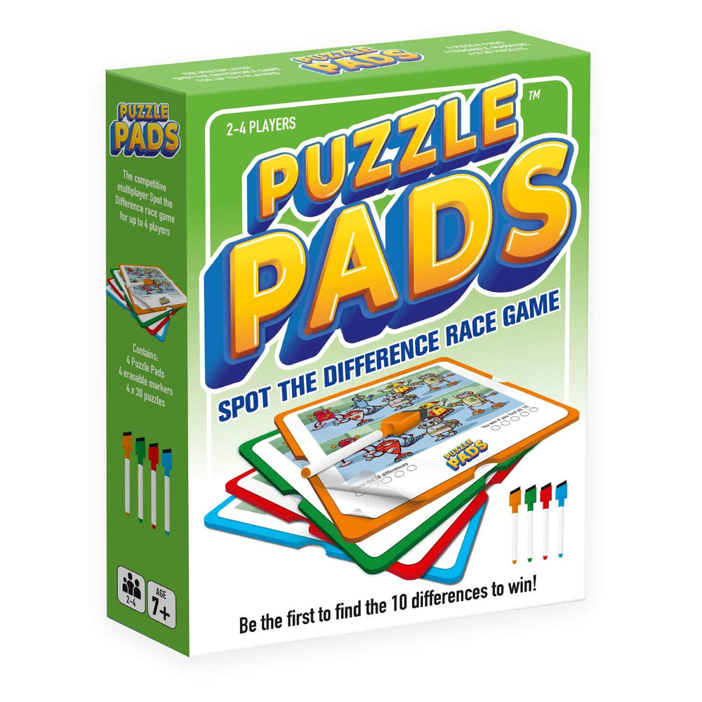 Puzzle Pads Spot the Difference race game for up to 4 players
