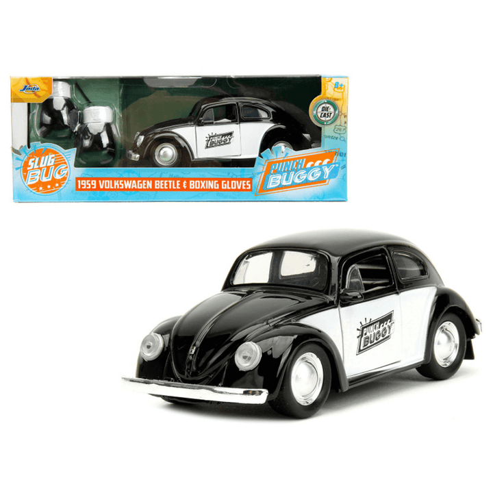 Punch Buggy 1959 Volkswagen Beetle &amp; Boxing Gloves Die-Cast Vehicle