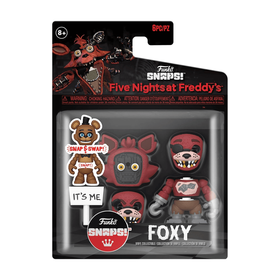 funko snaps five nights at freddy's collectible vinly in packaging with window - character foxy