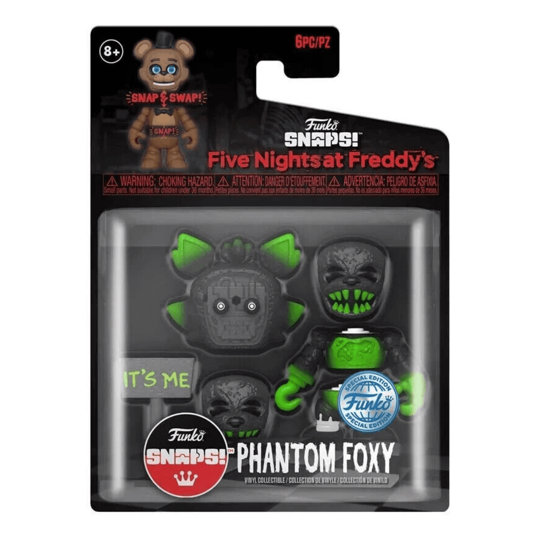 funko snaps five nights at freddy's collectible vinly in packaging with window - character phantom foxy