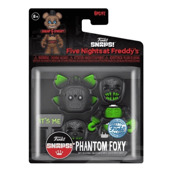 funko snaps five nights at freddy's collectible vinly in packaging with window - character phantom foxy