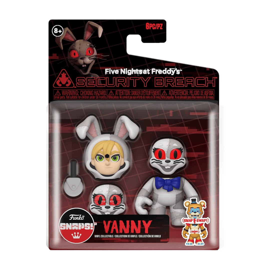 funko snaps five nights at freddy's collectible vinly in packaging with window - character vanny