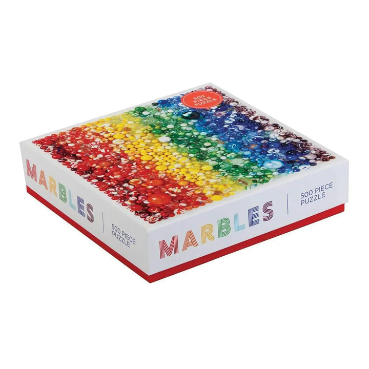 Box packaging for Rainbow Marbles jigsaw puzzle