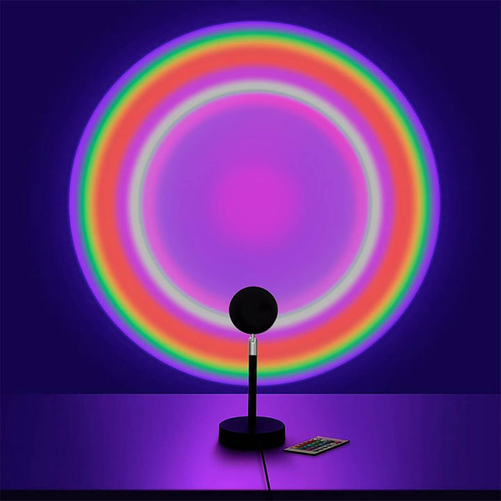 Sunset Lamp Colour Change LED Light Remote Control USB 25cm