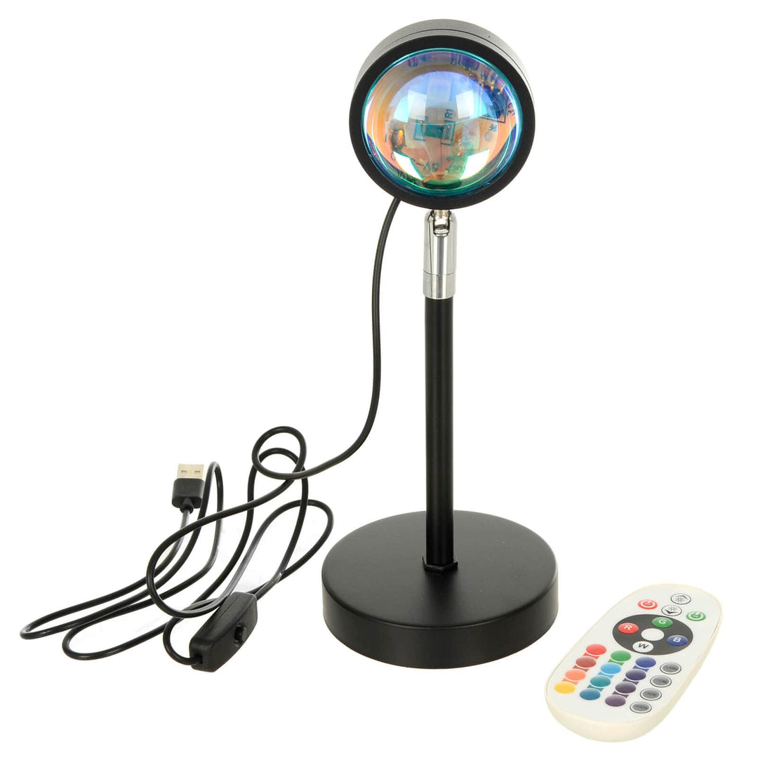 Sunset Lamp Colour Change LED Light Remote Control USB 25cm