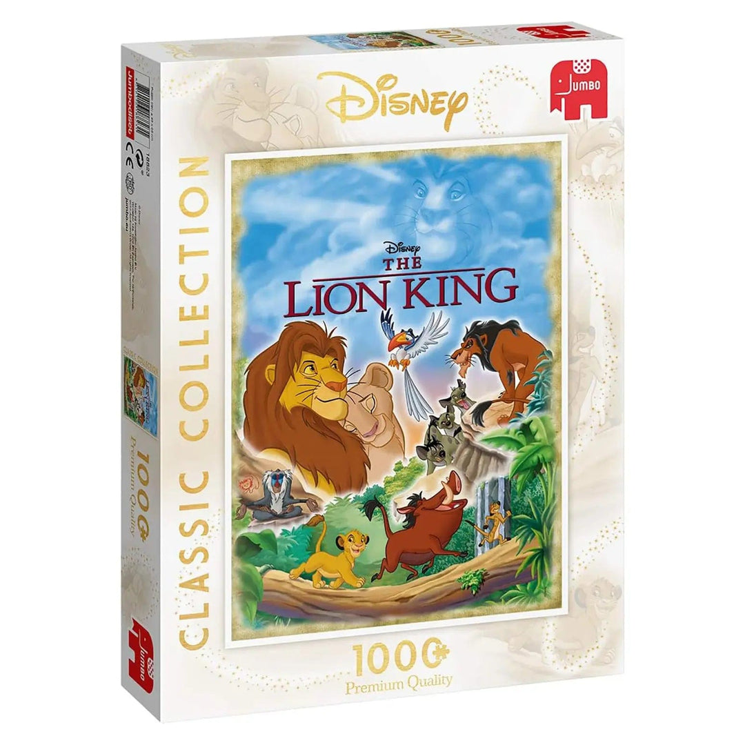 1000 piece jigsaw puzzle featuring a scene from Disney Lion King