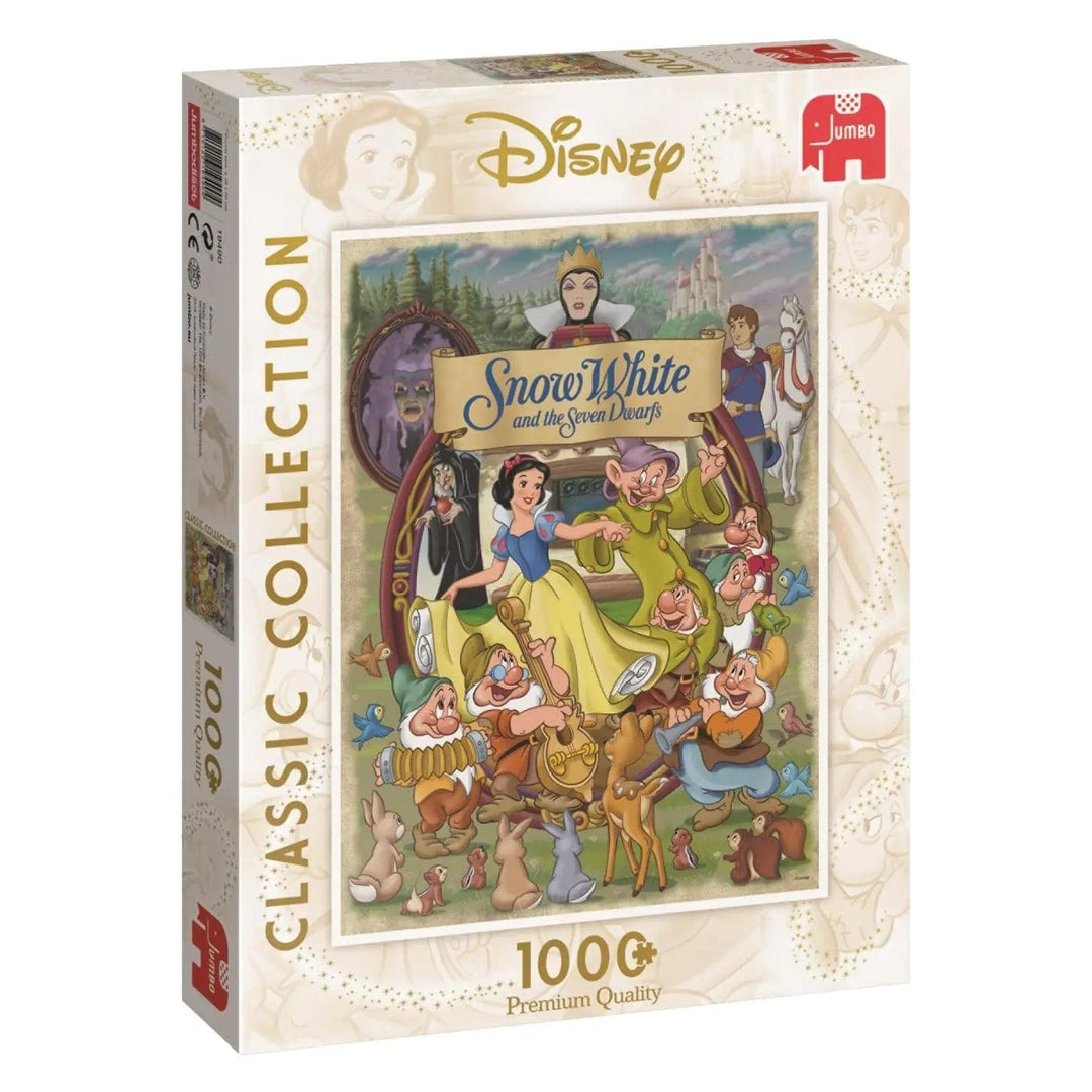 1000 piece jigsaw puzzle featuring a scene from Disney Snow White