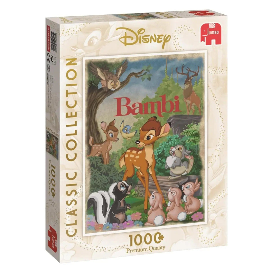 1000 piece jigsaw puzzle featuring a scene from Disney Bambi