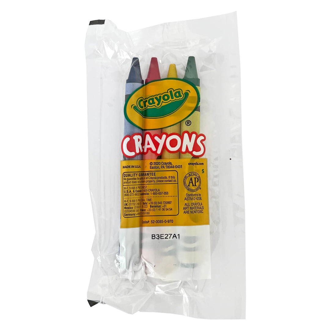 Crayola Colour Your Own Stickers Sheets Set with 4 Crayons