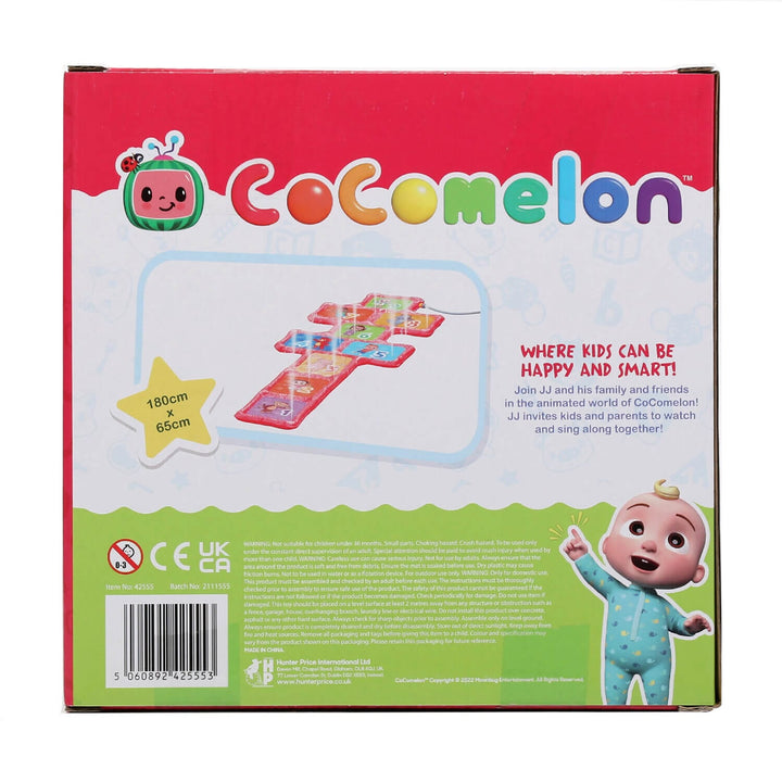 Cocomelon Hopscotch Sprinkler Garden Game Outdoor Fun 1.8m