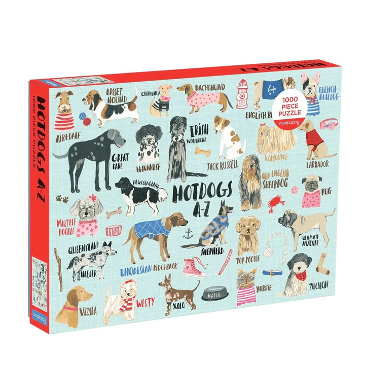 Hot Dogs A-Z jigsaw puzzle with 1000 pieces