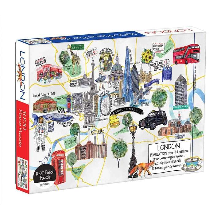 London map jigsaw puzzle with 1000 pieces