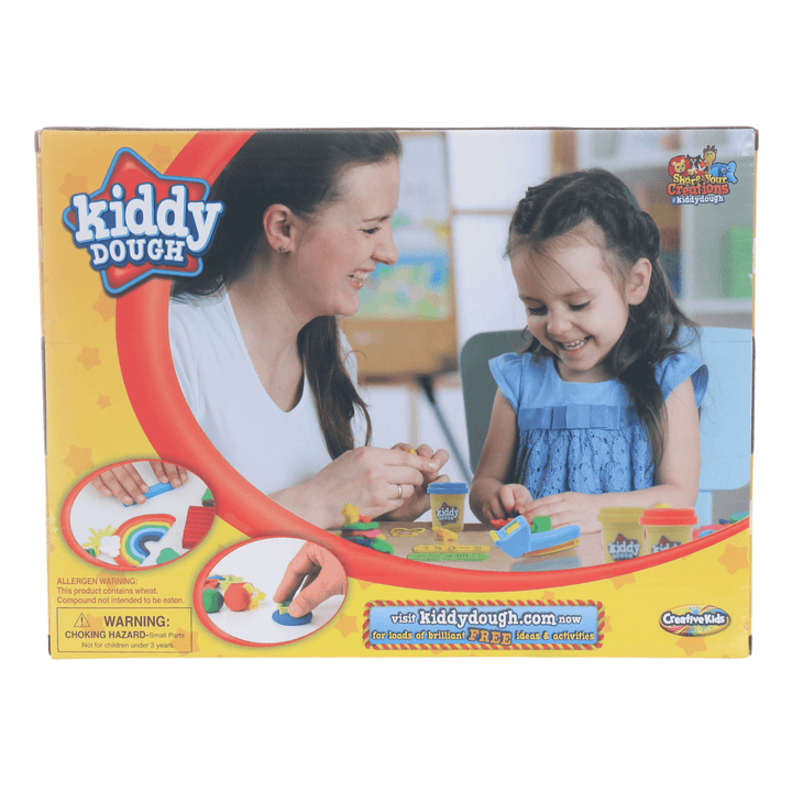 back view of rainbow blast playset featuring image of mum and daughter playing with the set together