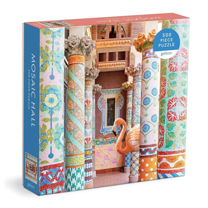 Colourful Mosaic Hall design jigsaw puzzle with 500 pieces