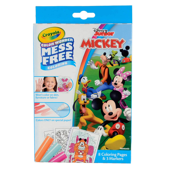 Crayola Mess Free Colouring Travel Set 8 Pages with 3 Markers