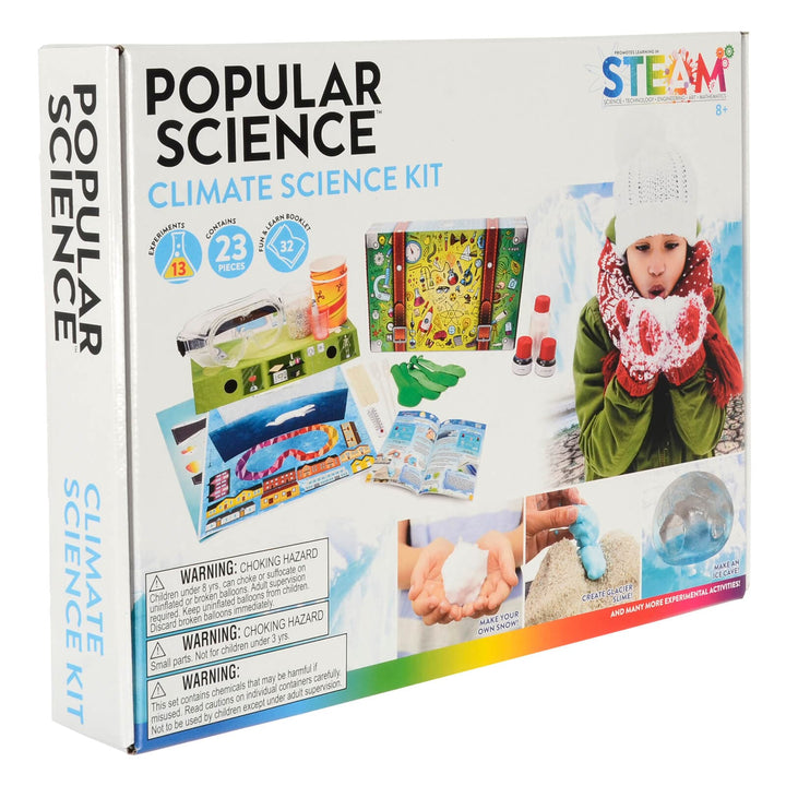 Large Climate Science Kit 13 Experiments Ice Cave Slime Snow Age 8+