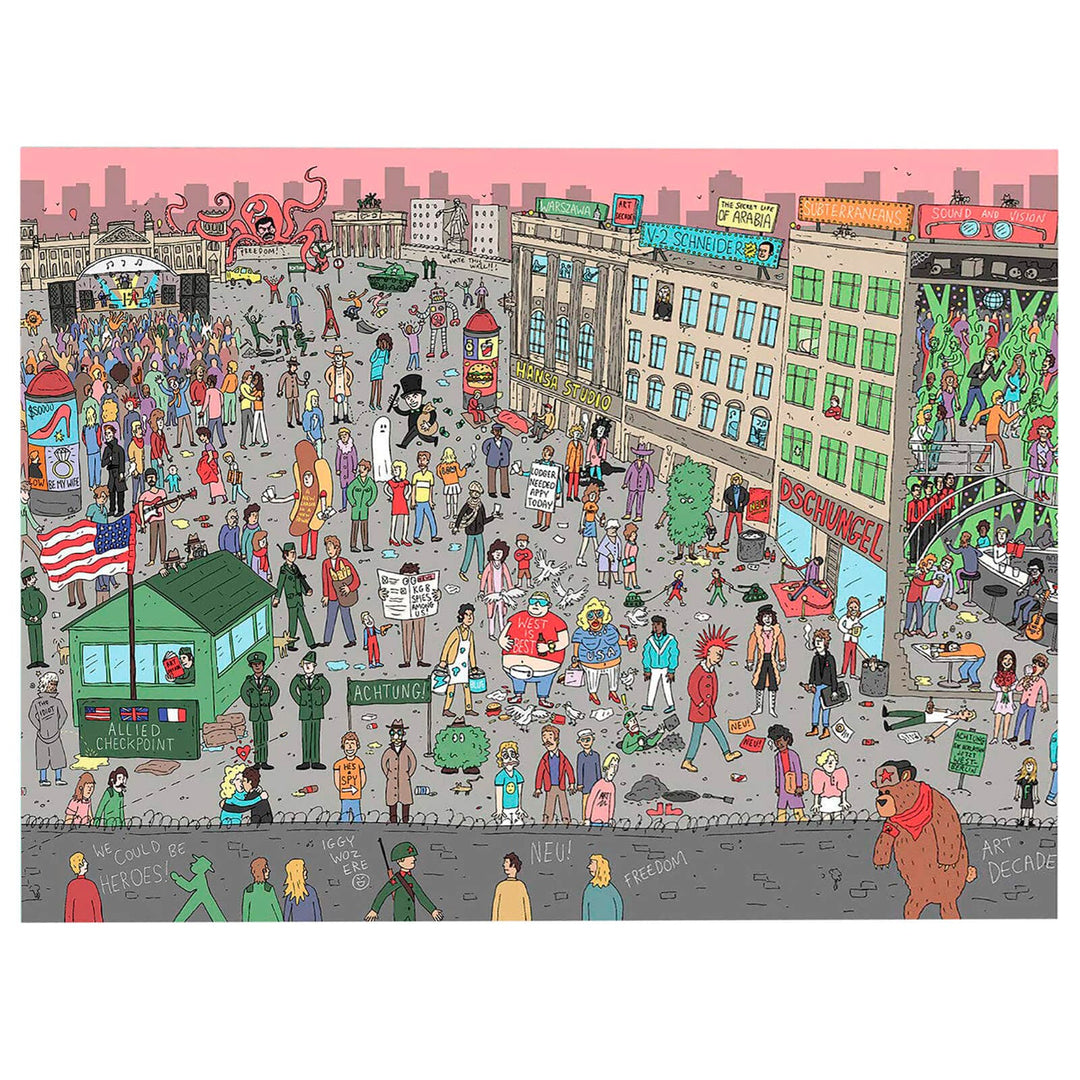 Where's Bowie? Jigsaw Puzzle Find David Bowie 500 Pieces