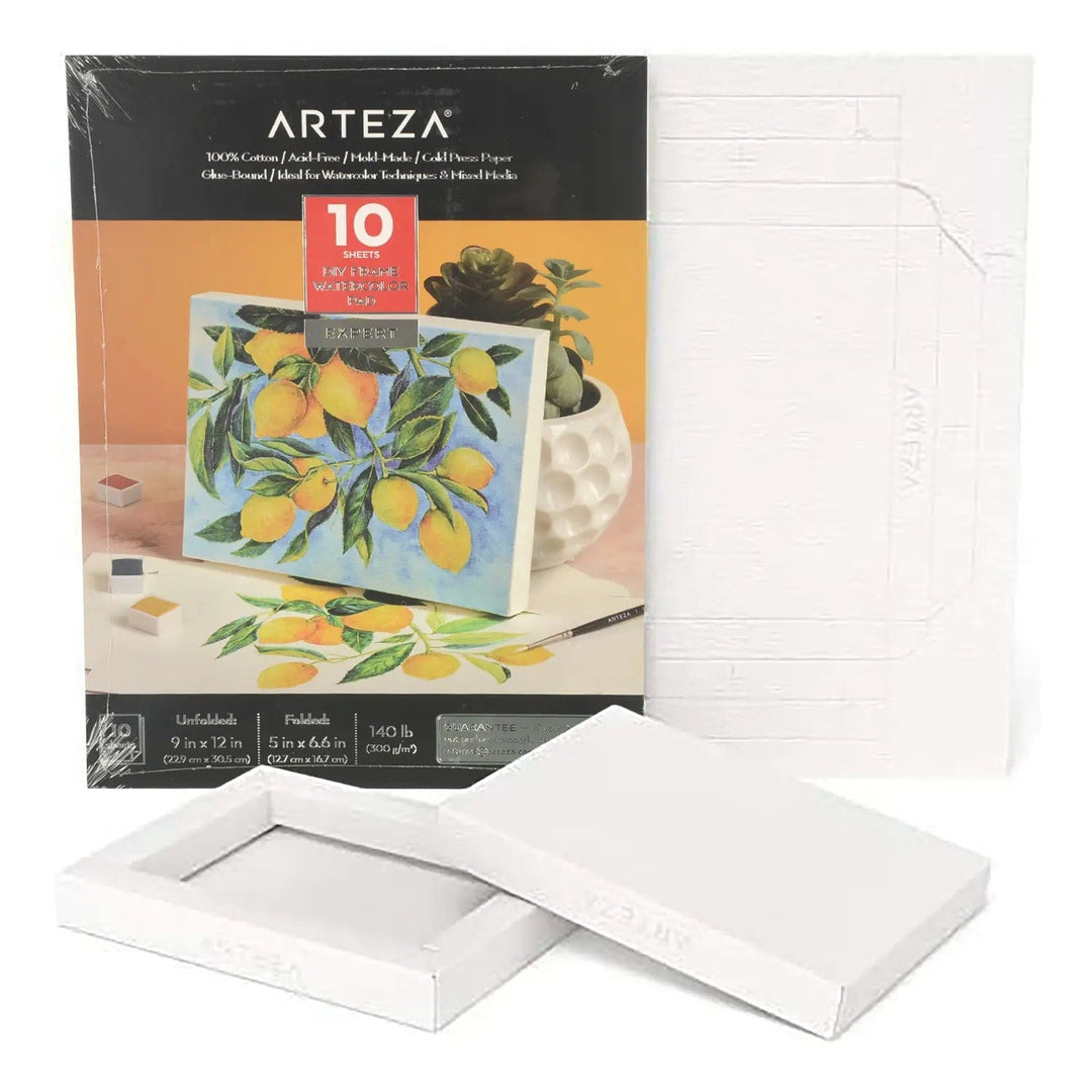 Arteza Expert 10 sheets DIY Frame watercolour pad