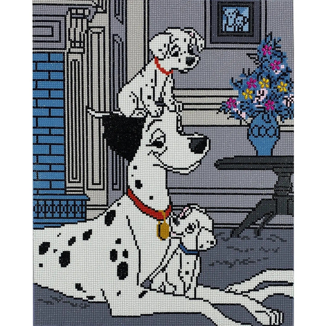 Pongo and Pups from 101 Dalmatians crystal art kit diamond painting