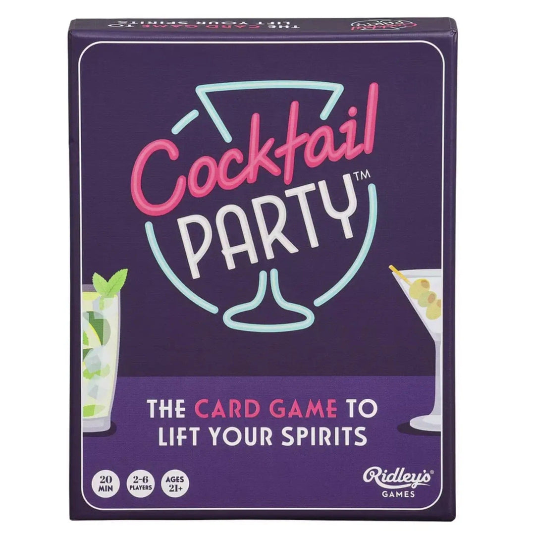 Cocktail Party card game for 2 to 6 players age over 21 years