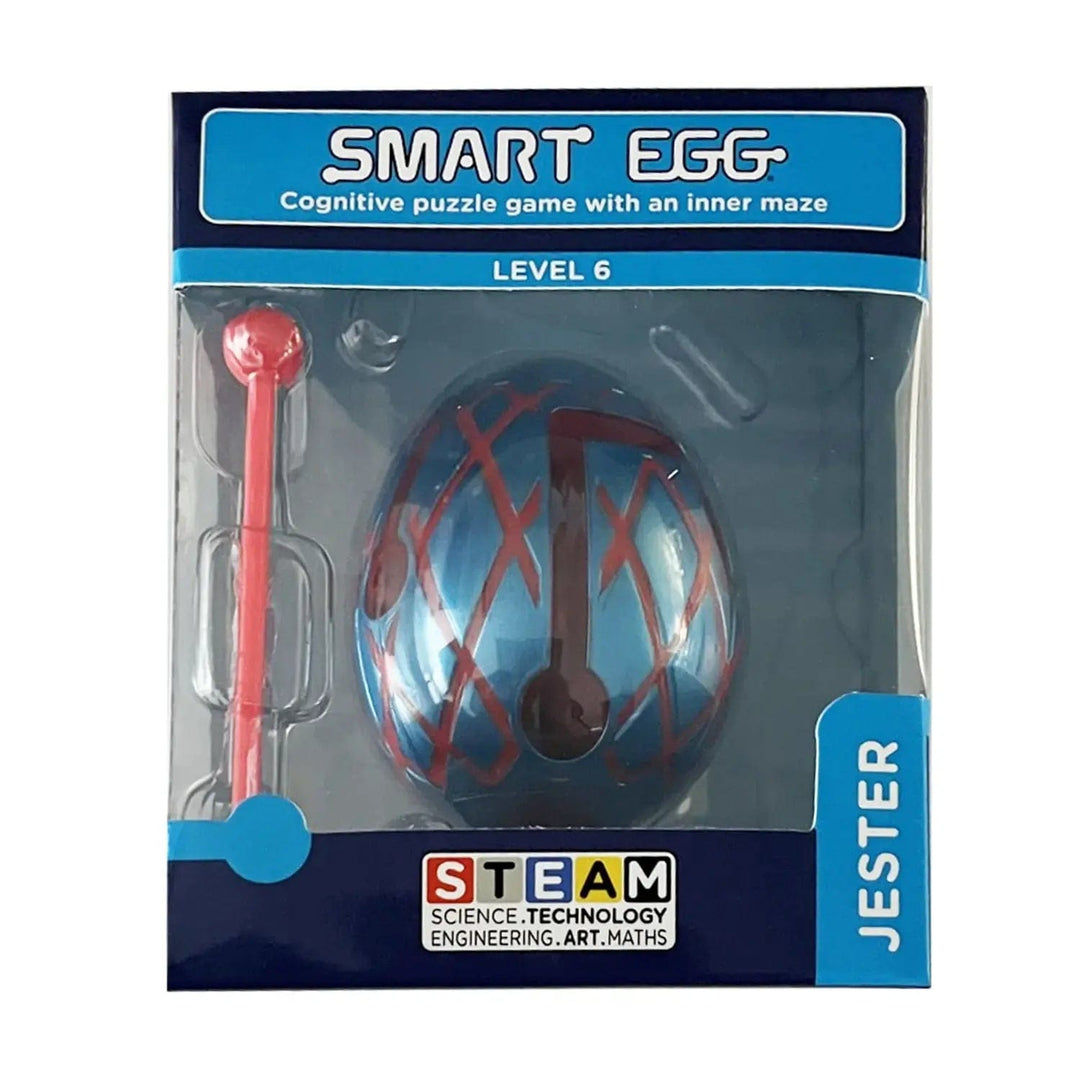 Smart Egg Jester puzzle in box packaging