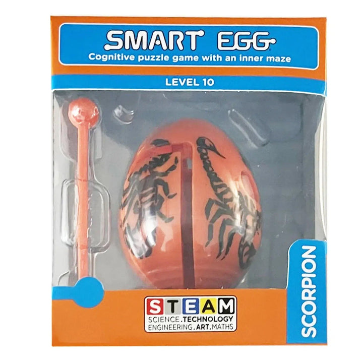 Smart Egg Scorpion puzzle in box packaging